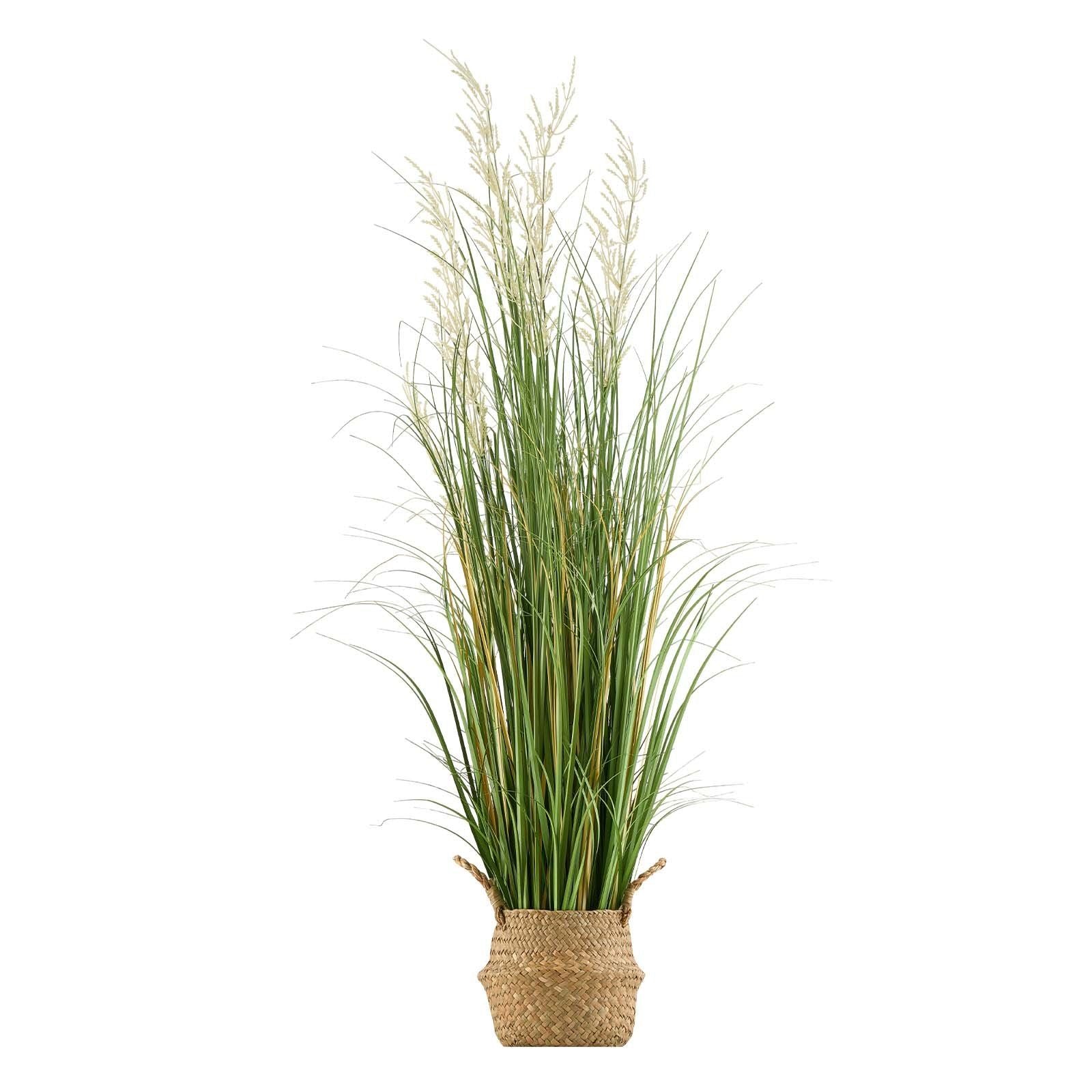 1194mm Artificial Reed Grass Plant in Pot for Indoor Outdoor Décor - Green