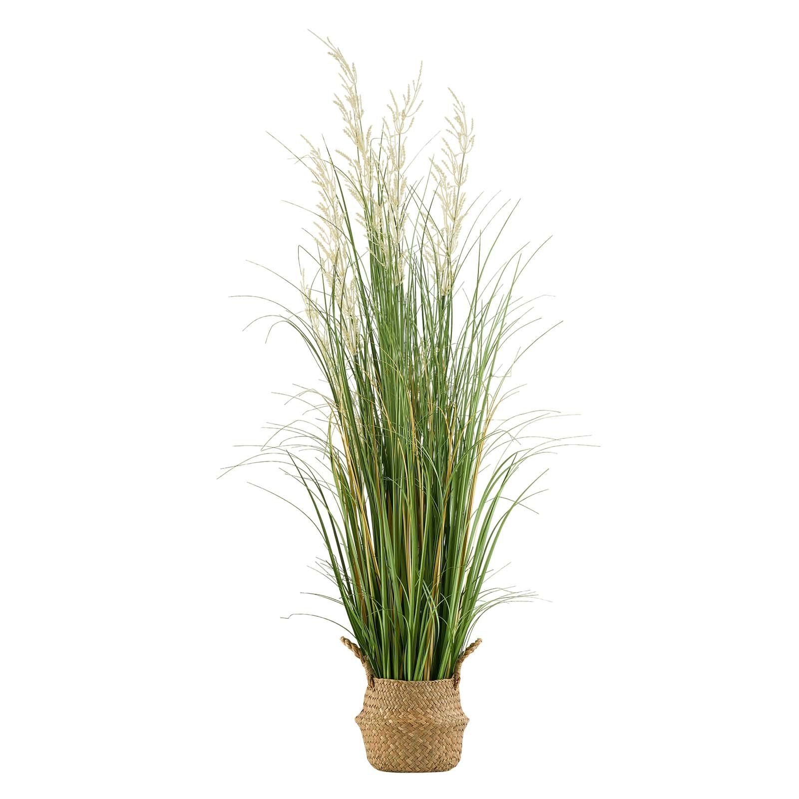 1194mm Artificial Reed Grass Plant in Pot for Indoor Outdoor Décor - Green