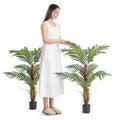 Artificial Palm Tree 1219mm Tall with Anti-Tip Protection and PE Material - Green