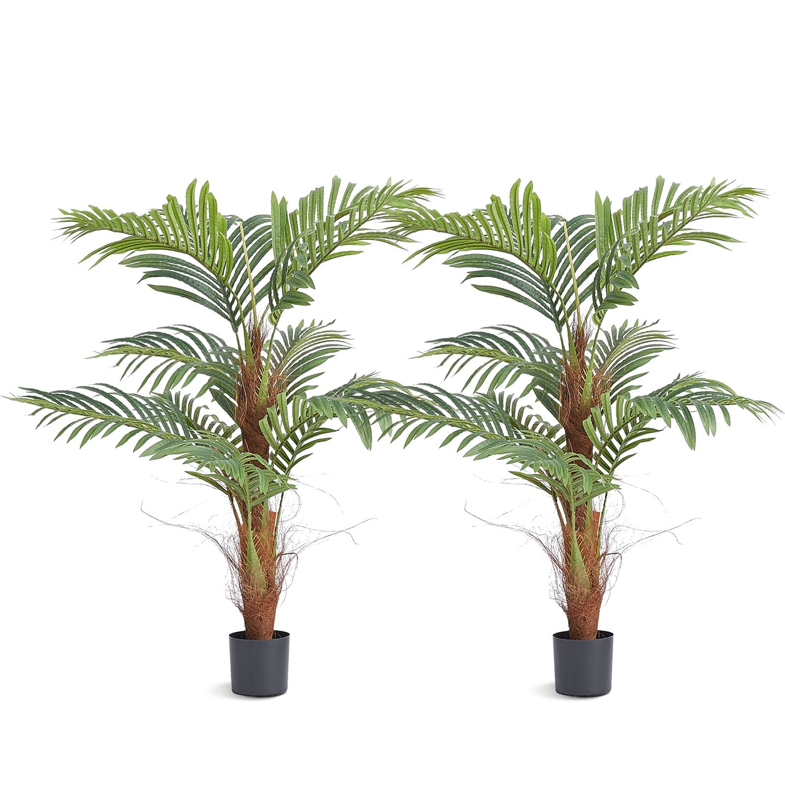 Artificial Palm Tree 1219mm Tall with Anti-Tip Protection and PE Material - Green