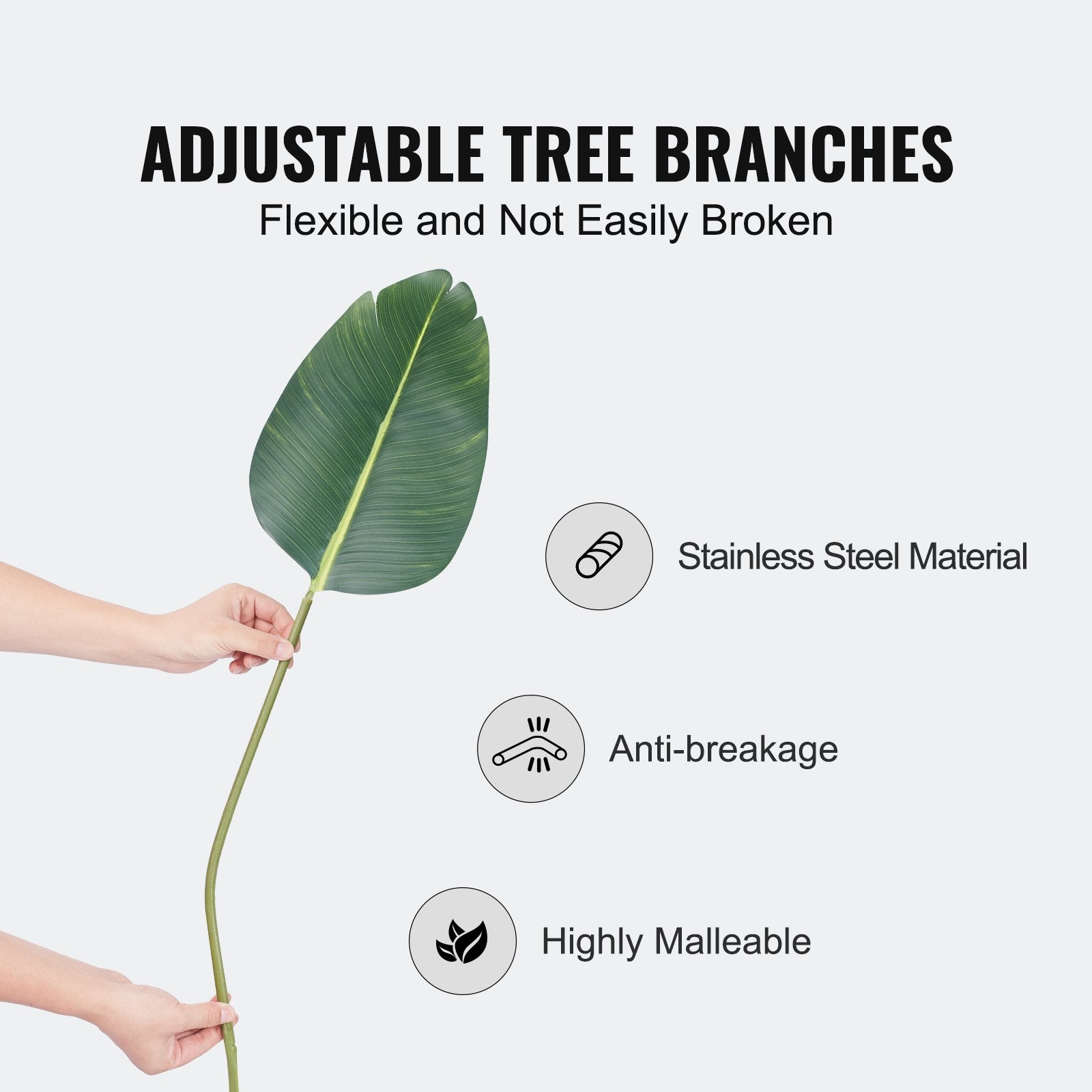 Artificial Birds of Paradise Tree 1.5m Tall with Anti-Tip Protection - Green