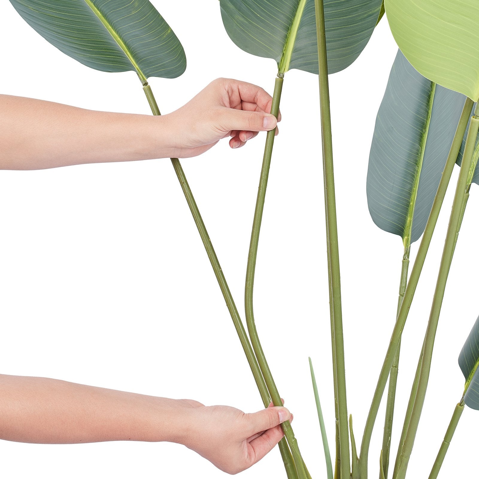 Artificial Birds of Paradise Tree 1.5m Tall with Anti-Tip Protection - Green