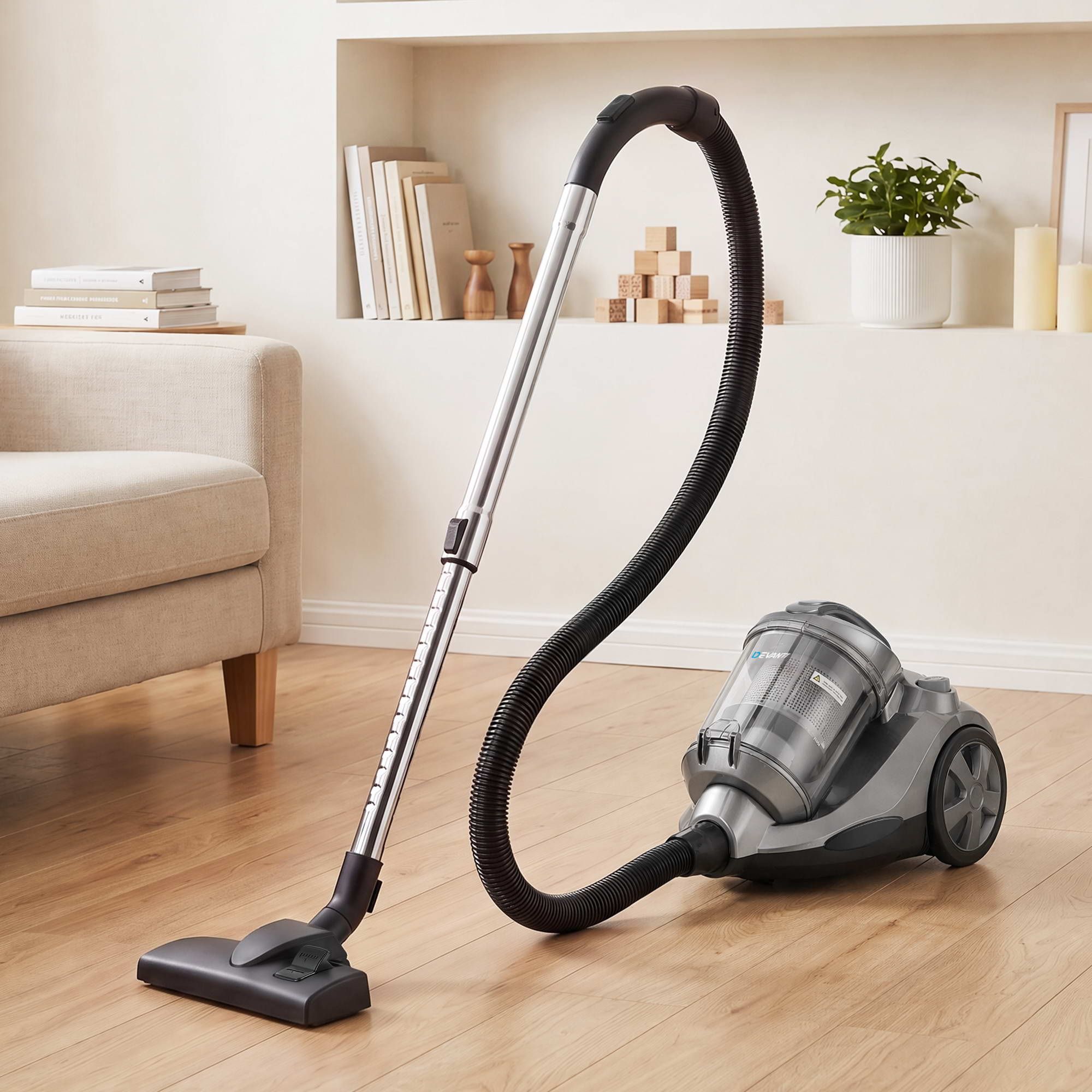 Vacuum Cleaner Bagless Canister 2000W 25kPa Powerful Suction 4L