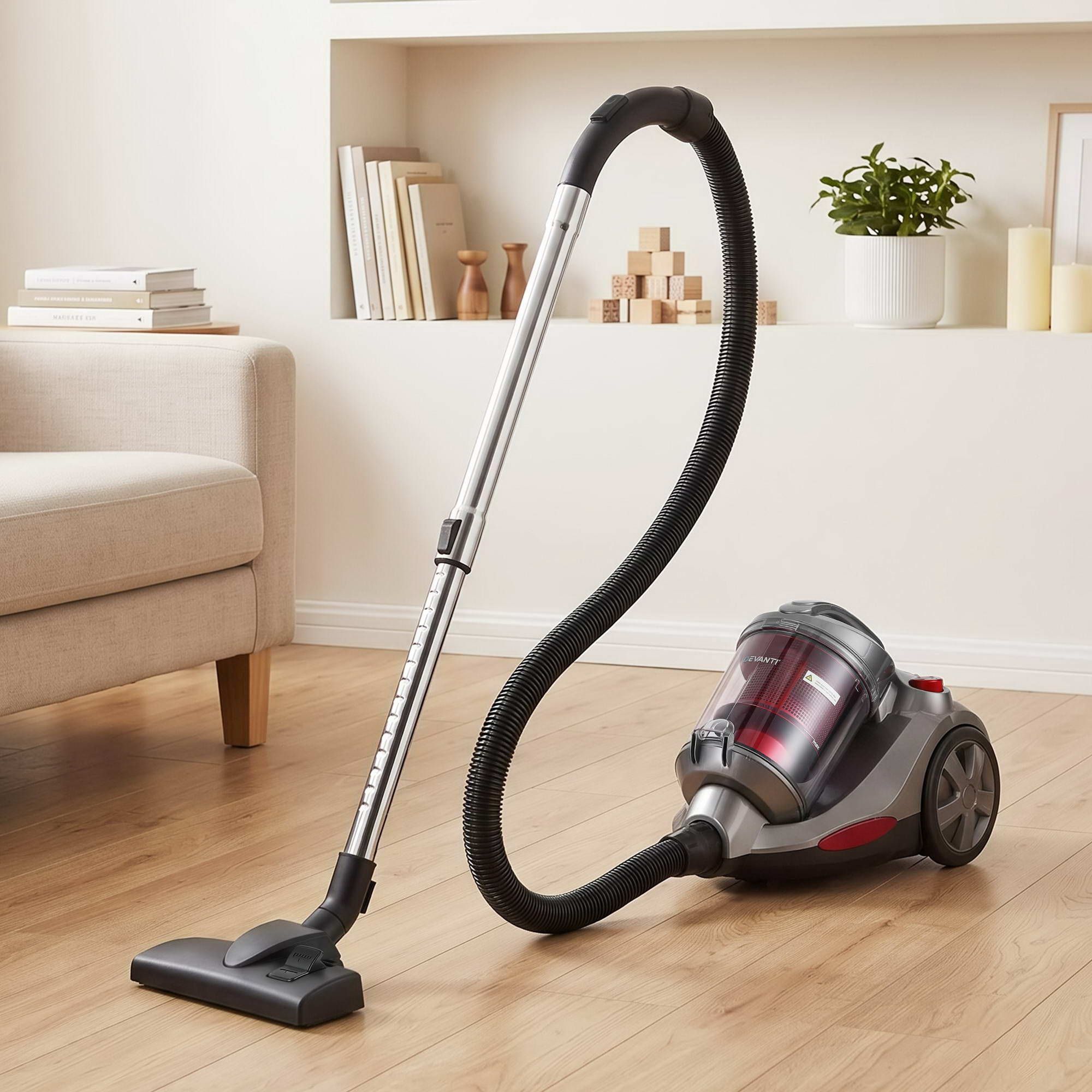 Vacuum Cleaner Bagless Canister 2000W 25kPa Powerful Suction 4L
