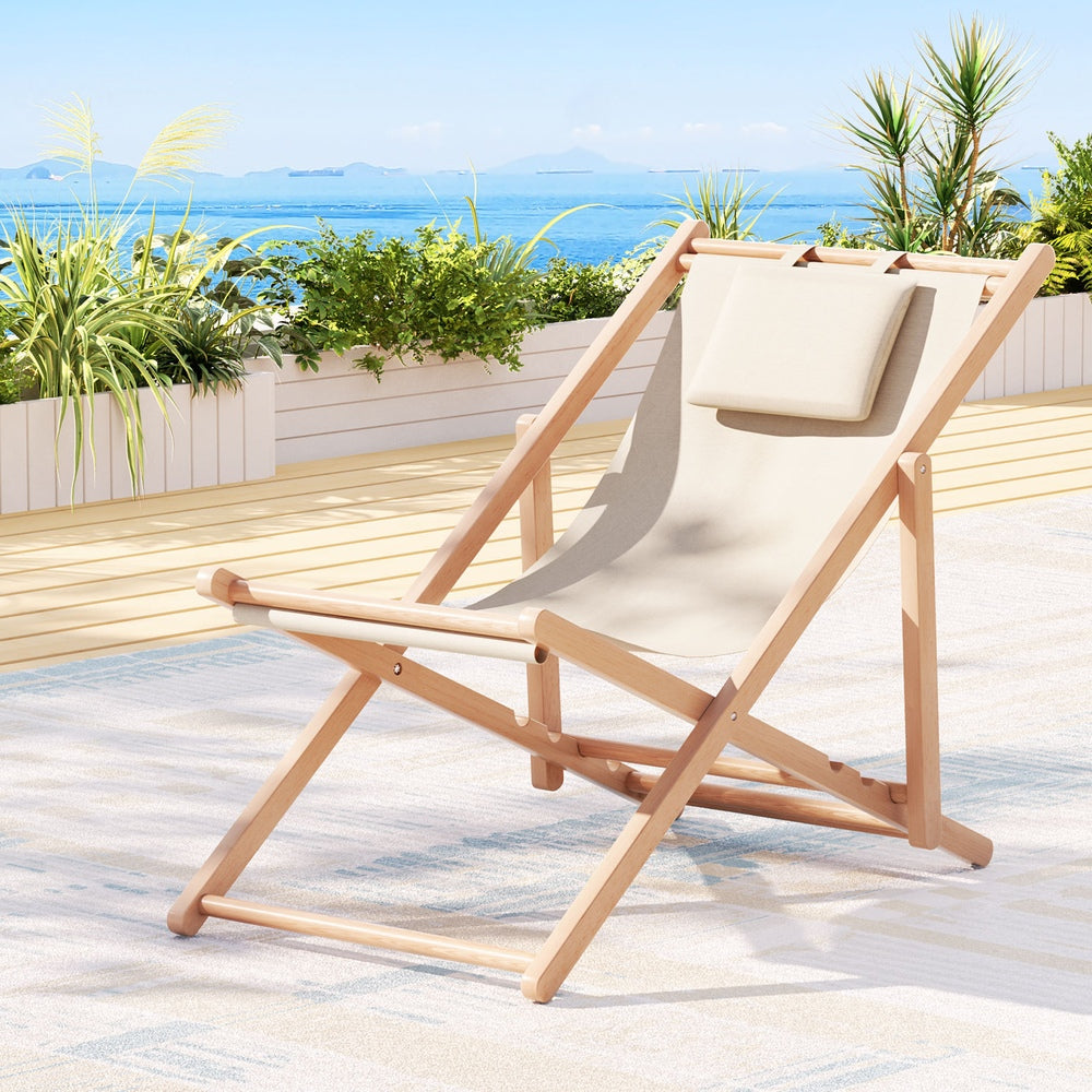 Outdoor Furniture Charles Bentley Fsc Acacia Wooden Sun Lounger