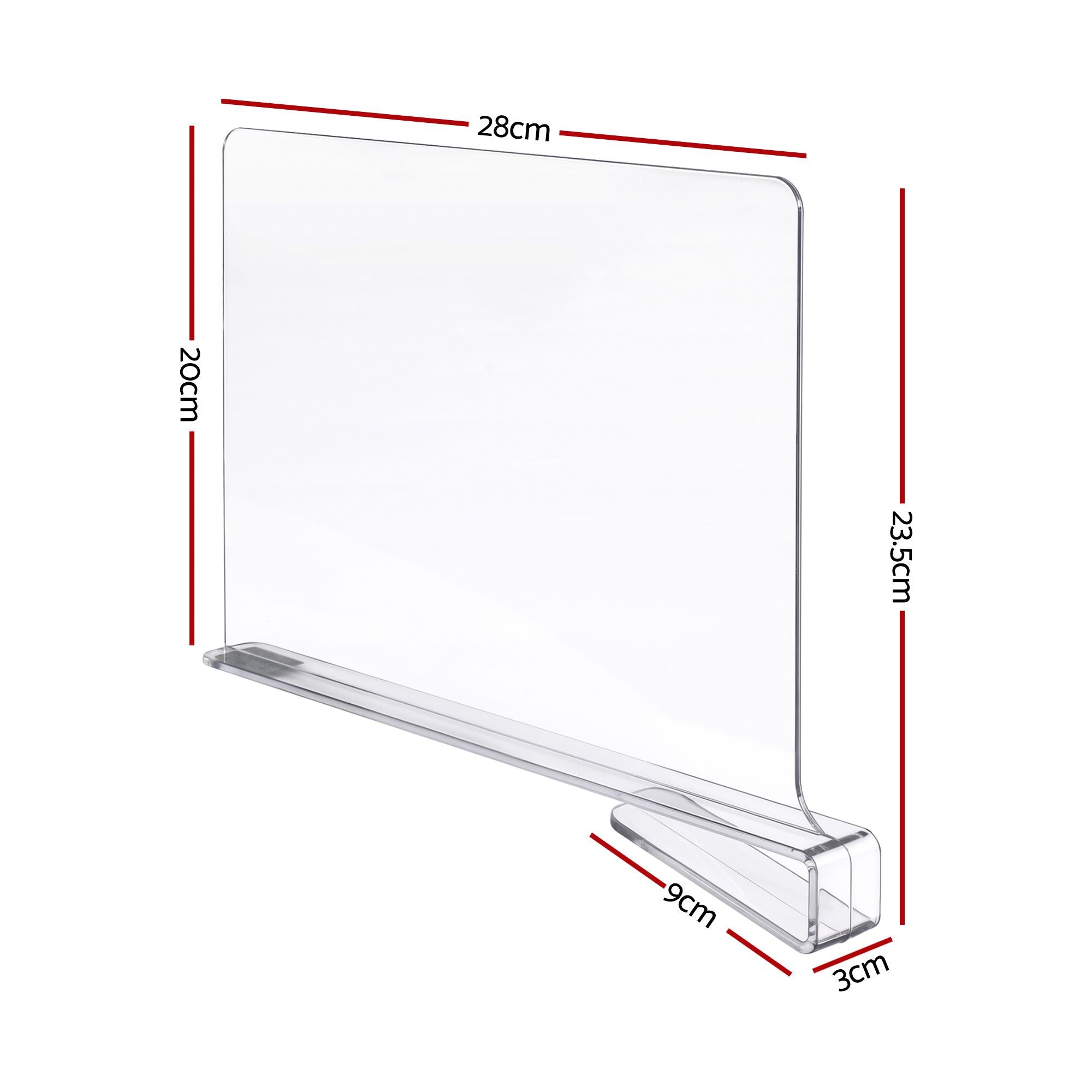 6 Pack Closet Organizers and Storage Clear Shelf Dividers