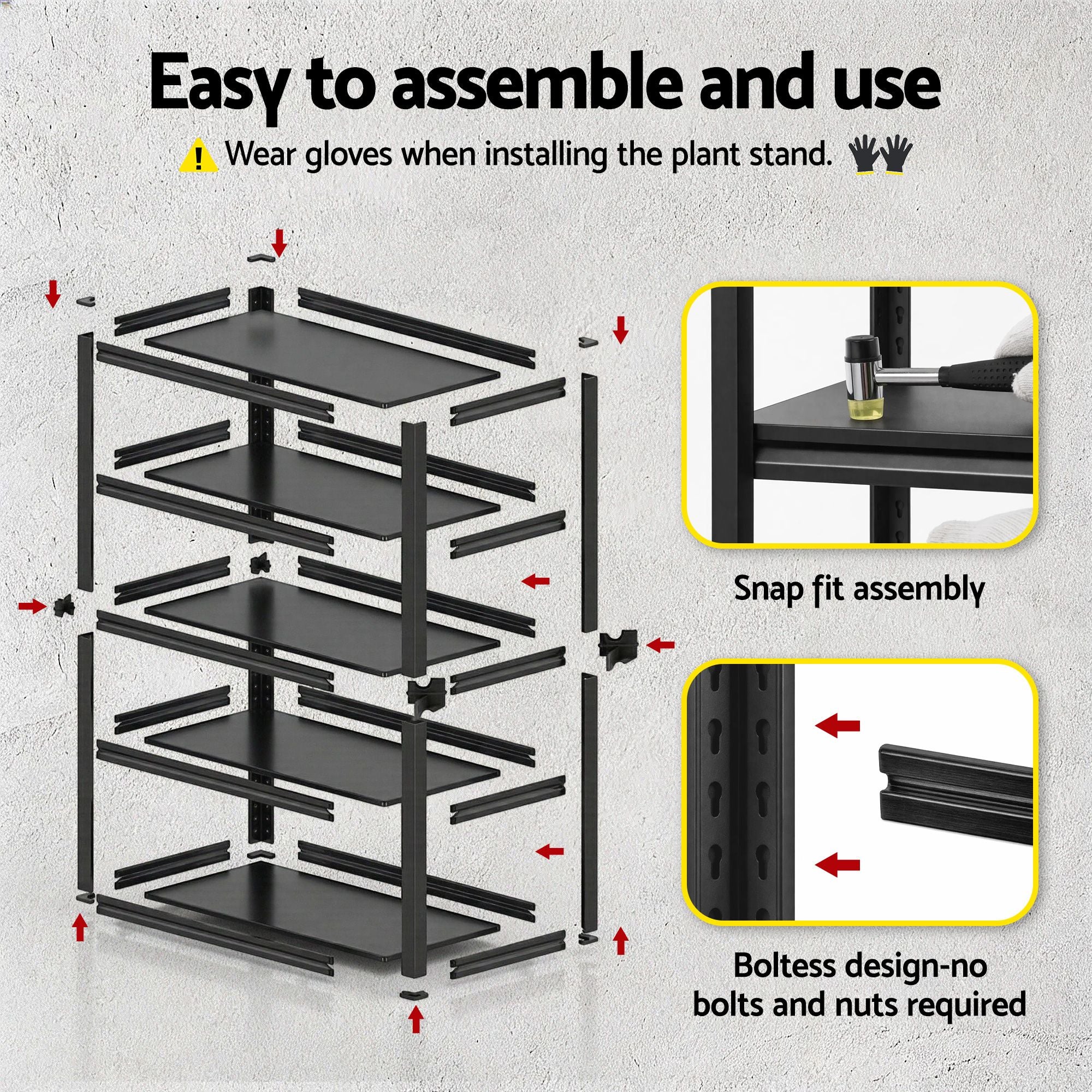 Garage Shelving 2.4X1.8m Warehouse Rack Storage Shelves Workshop Racks Steel