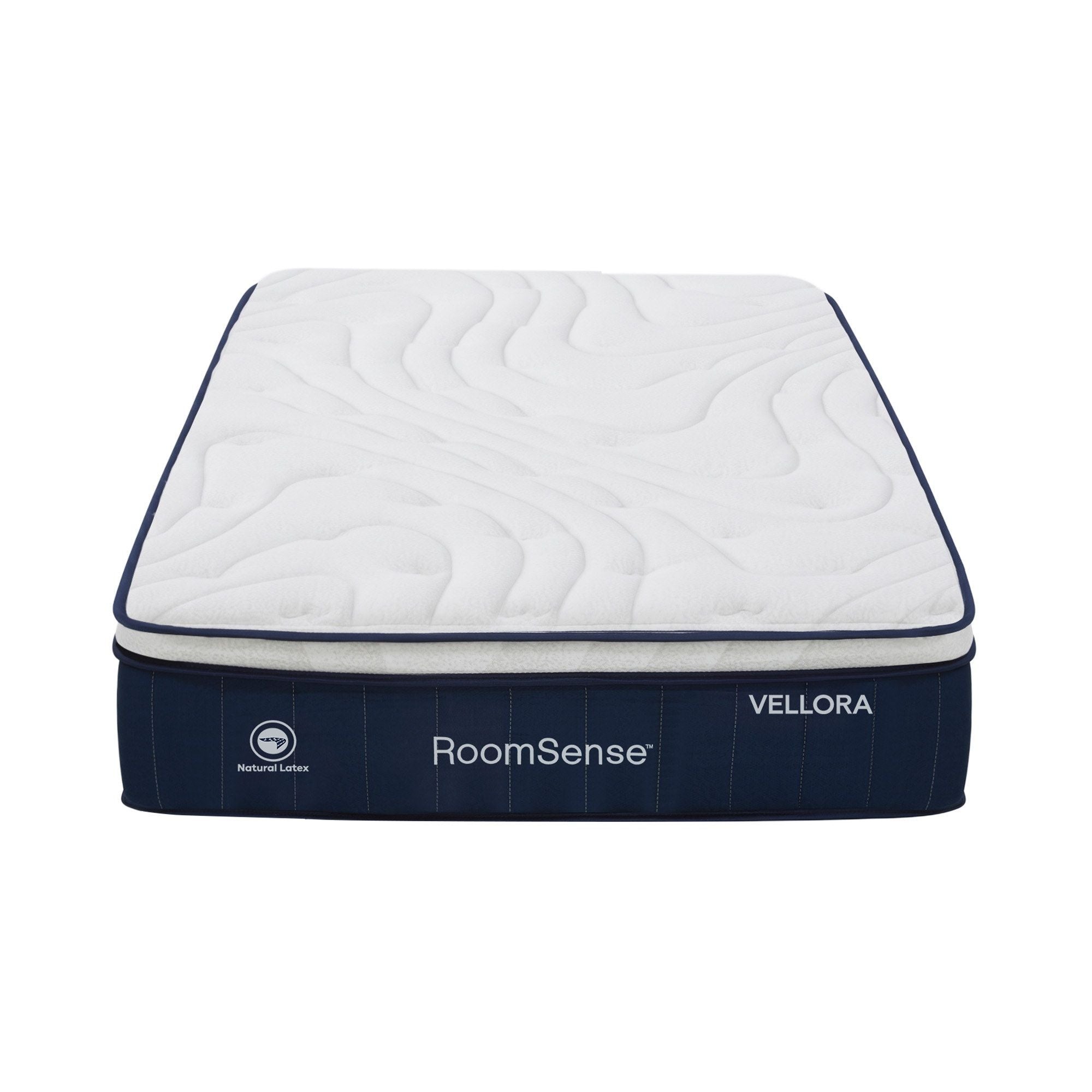 Queen Mattress , 30cm Medium Firm Hybrid Mattress with Latex Lumbar Support for Back Pain Relief , Pocket Spring Mattress Queen Size in a Box