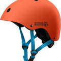 Youth & Kids Bike Helmet - Adjustable Multi-Sports Skateboard Helmet with Removable Liners for Balance Bike, Toddler Scooter, One Wheel Hoverboard-Orange-Large