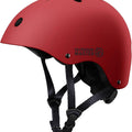 Youth & Kids Bike Helmet - Adjustable Multi-Sports Skateboard Helmet with Removable Liners for Balance Bike, Toddler Scooter, One Wheel Hoverboard-Red-L