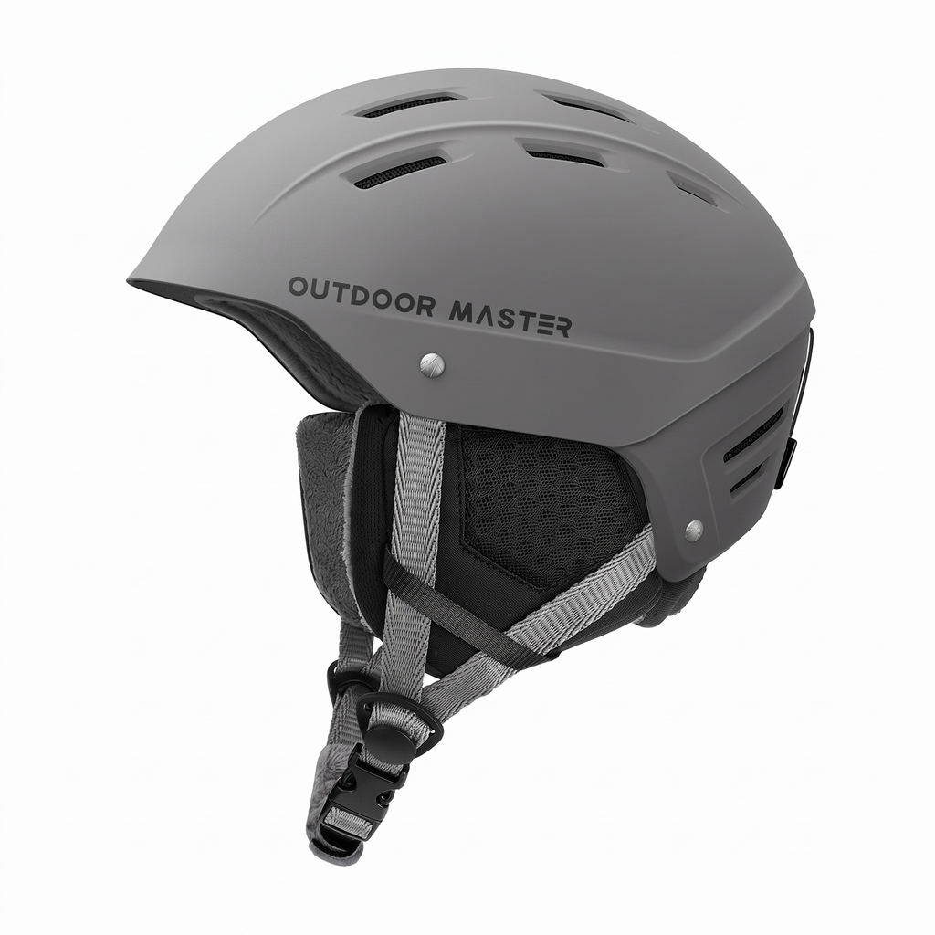 Kelvin II Ski Helmet - Snow Sport Helmet Snowboard Helmet for Men Women & Youth Grey M