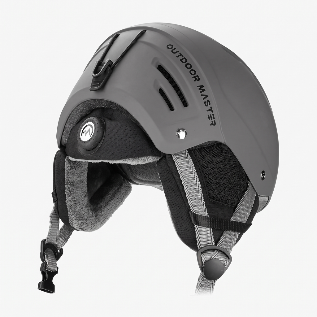 Kelvin II Ski Helmet - Snow Sport Helmet Snowboard Helmet for Men Women & Youth Grey M