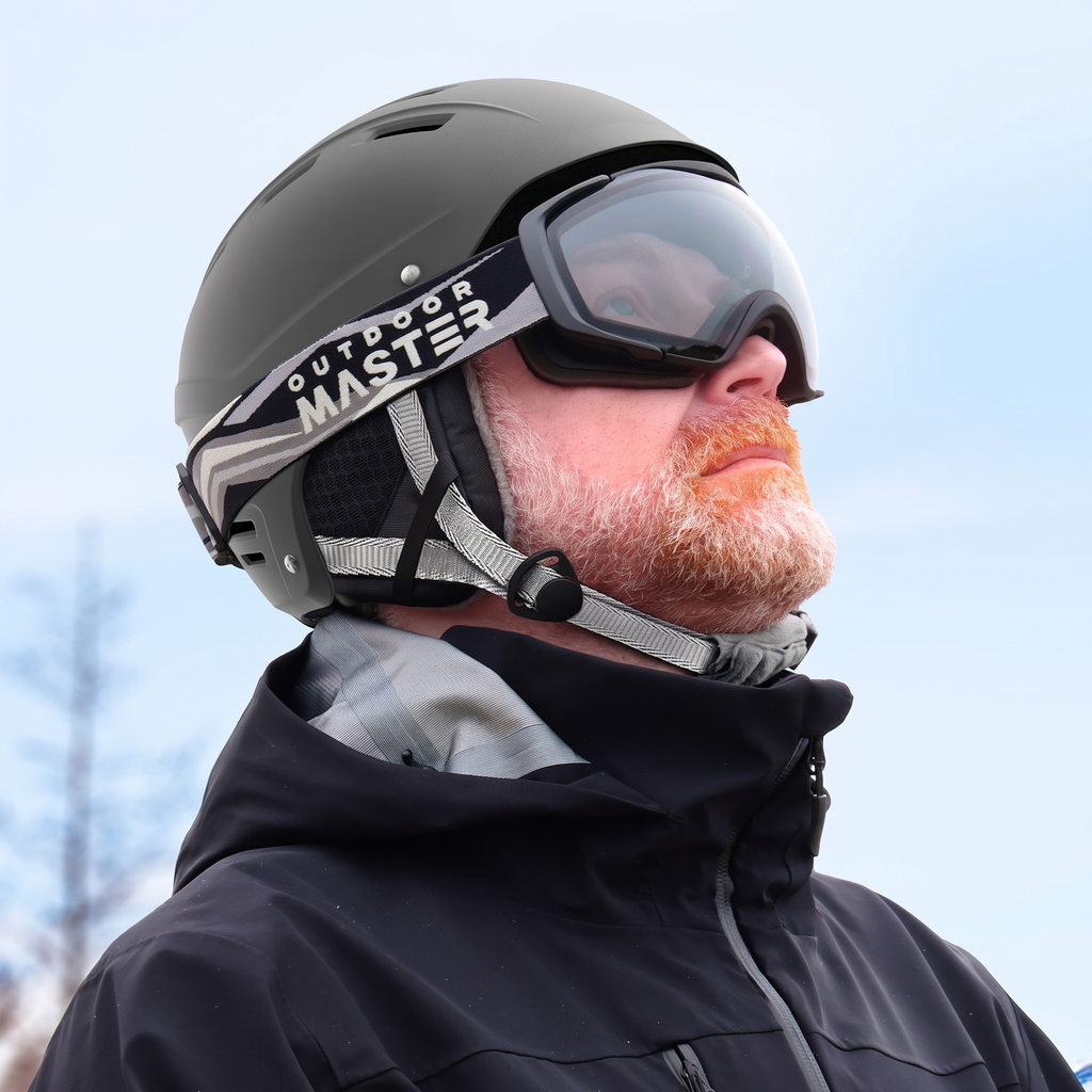 Kelvin II Ski Helmet - Snow Sport Helmet Snowboard Helmet for Men Women & Youth Grey M