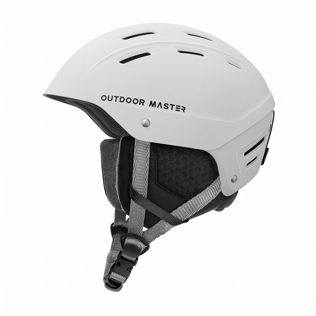 Kelvin II Ski Helmet - Snow Sport Helmet Snowboard Helmet for Men Women & Youth White L