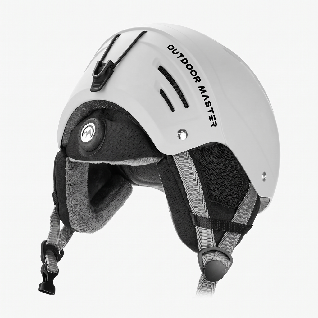 Kelvin II Ski Helmet - Snow Sport Helmet Snowboard Helmet for Men Women & Youth White L
