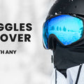 Ski Goggles with Cover Snowboard Snow Goggles OTG Anti-Fog -100% UV Protection-OM-18