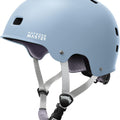 Skateboard Bike Helmet for Adults &Youth - Multi-Sport Certified Impact Resistant with 2 Removable Liners & Ventilation for Scooter, Skating-Matte Crystal Blue-Small