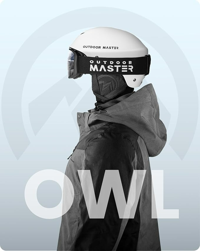 Owl Ski Goggles OTG, Snow Snowboard Goggles for Men Women Youth, Anti-Fog, 100% UV Protection-OM-72