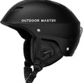 Kelvin Ski Helmet - with ASTM Certified Safety, 9 Options - for Men, Women & Youth-White,Large