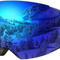 Kelvin Ski Helmet - with ASTM Certified Safety, 9 Options - for Men, Women & Youth-White,Medium