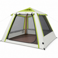 Inflatable Mesh Gazebo Tent with Extendable Canopy and Air-Frame Structure