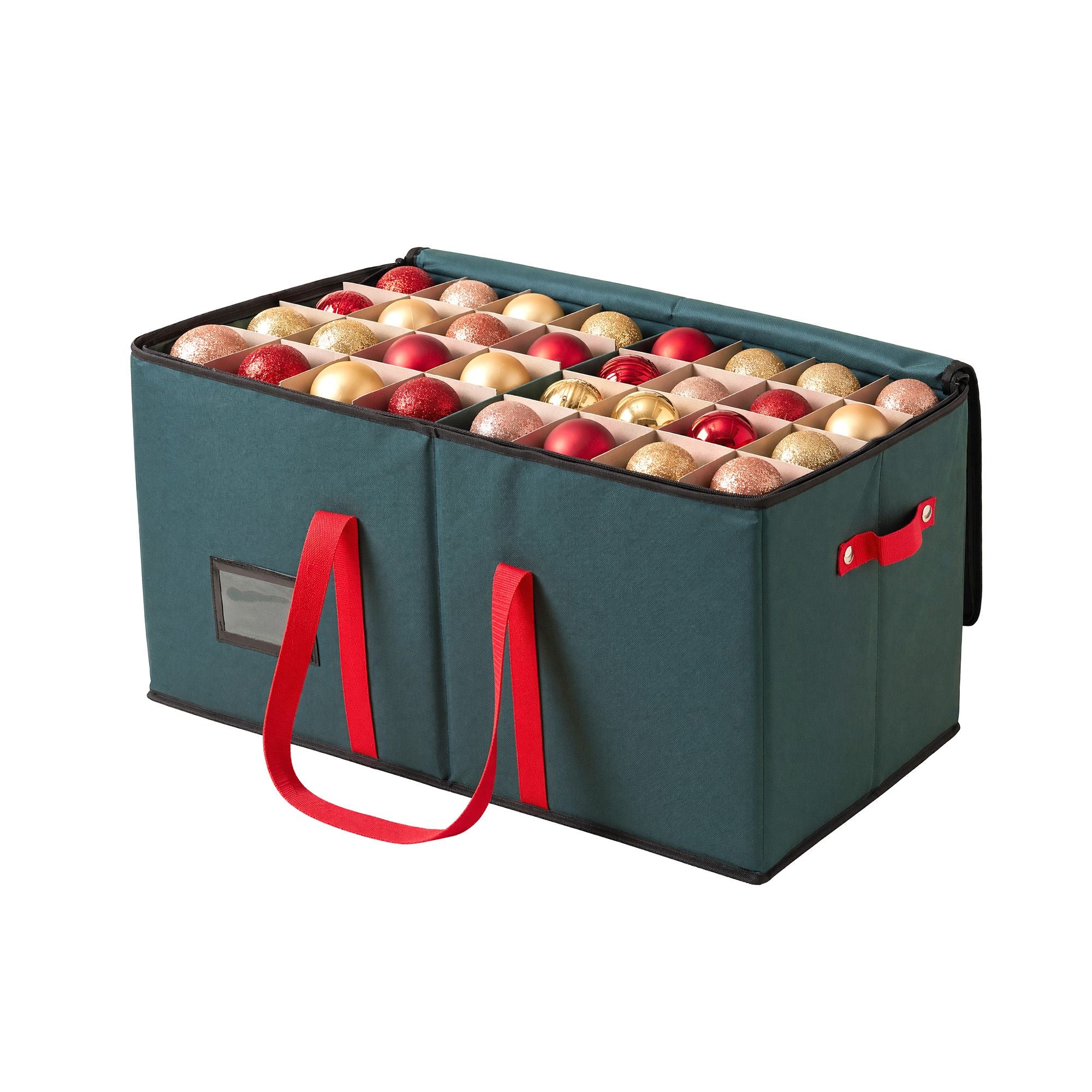 Christmas Baubles Storage Box 128 Slots Decor Ornaments Container