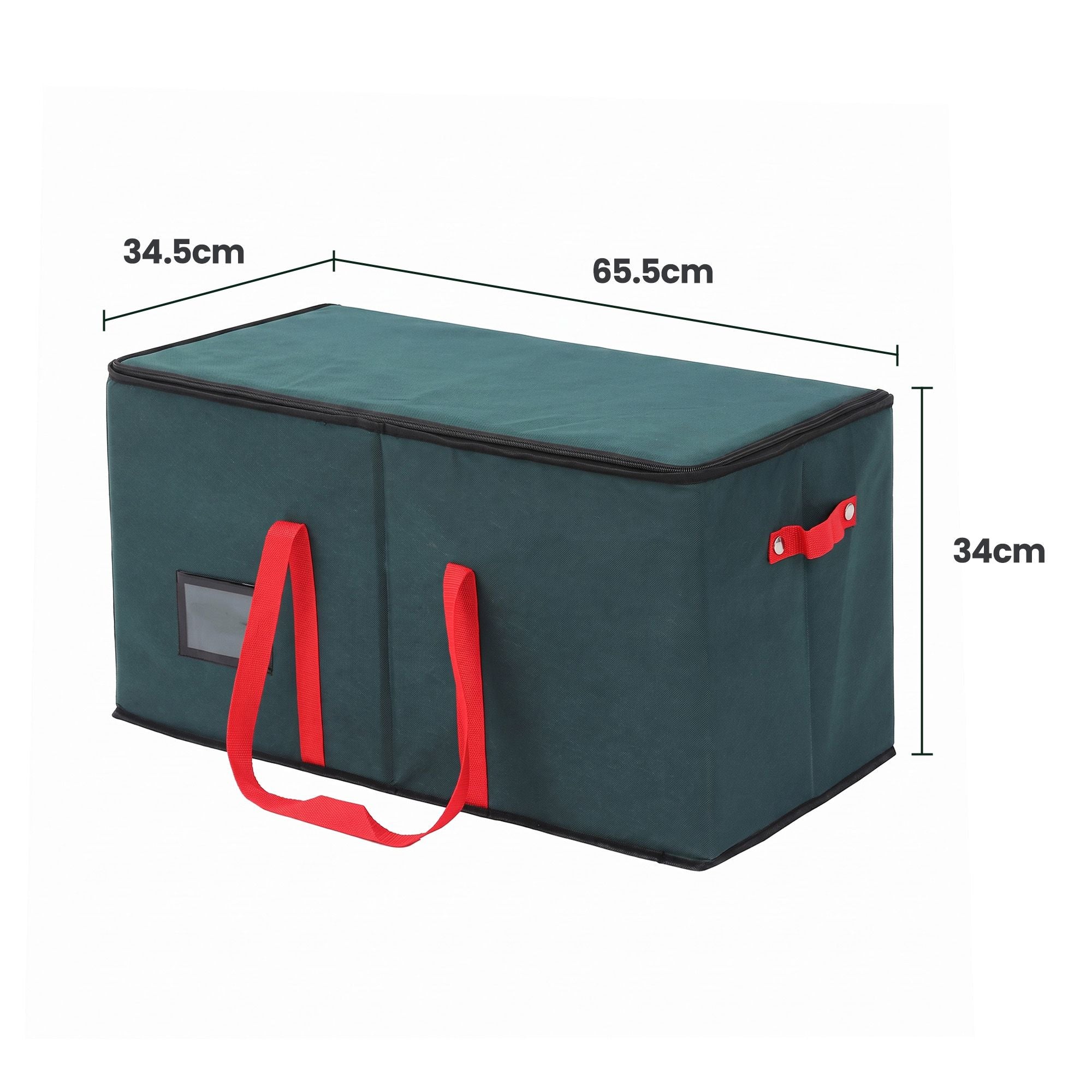 Christmas Baubles Storage Box 128 Slots Decor Ornaments Container