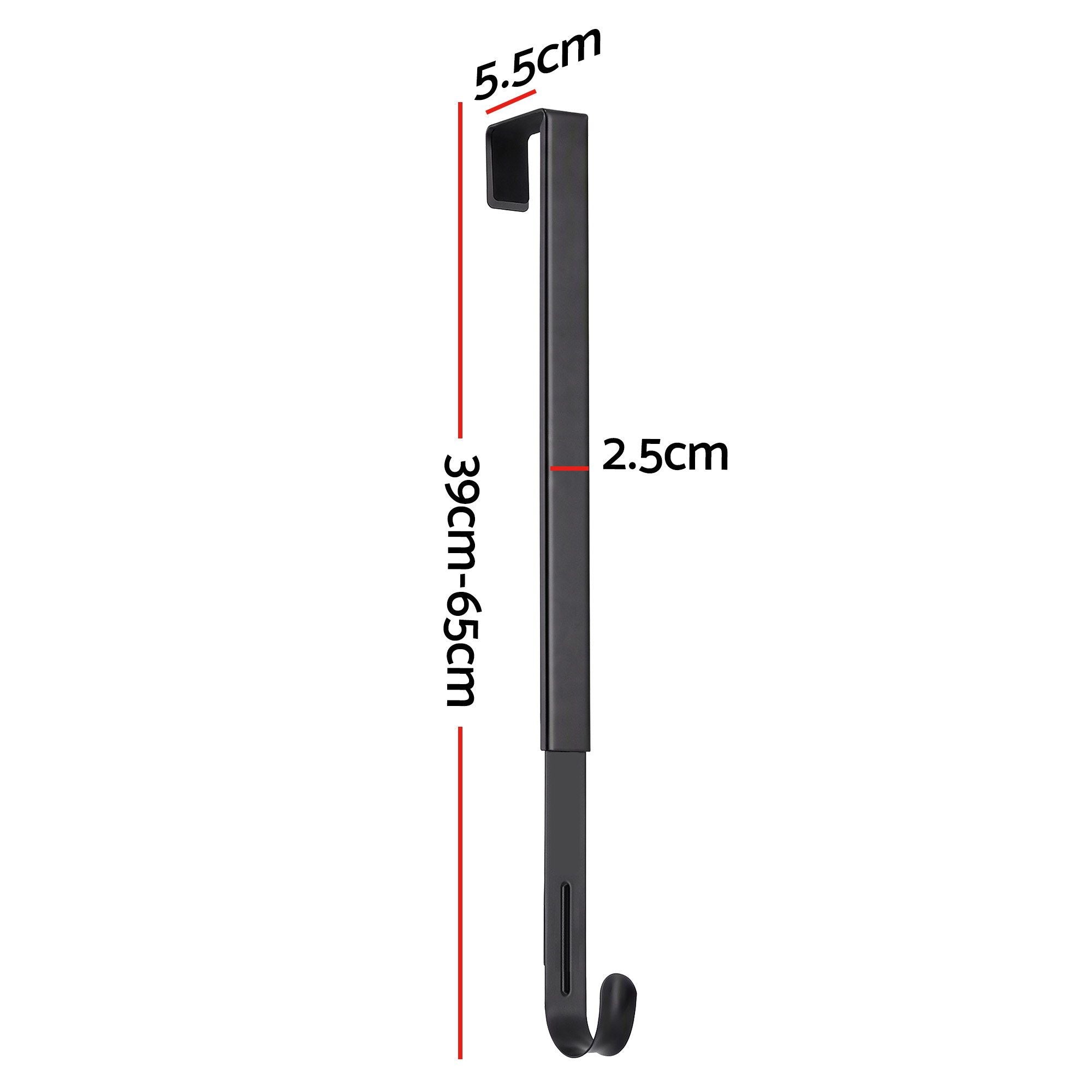 Christmas Wreath Hanger Metal Door Hook Height Adjustable