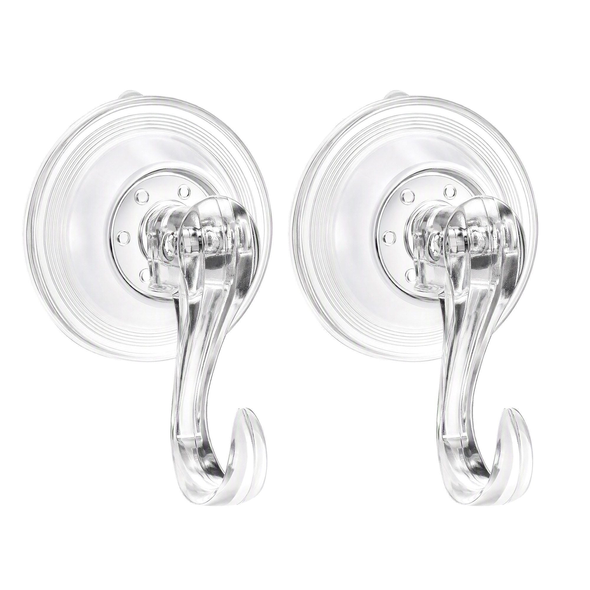 2x Suction Cup Hooks Heavy Duty Christmas Wreath Hanger Window 5kg
