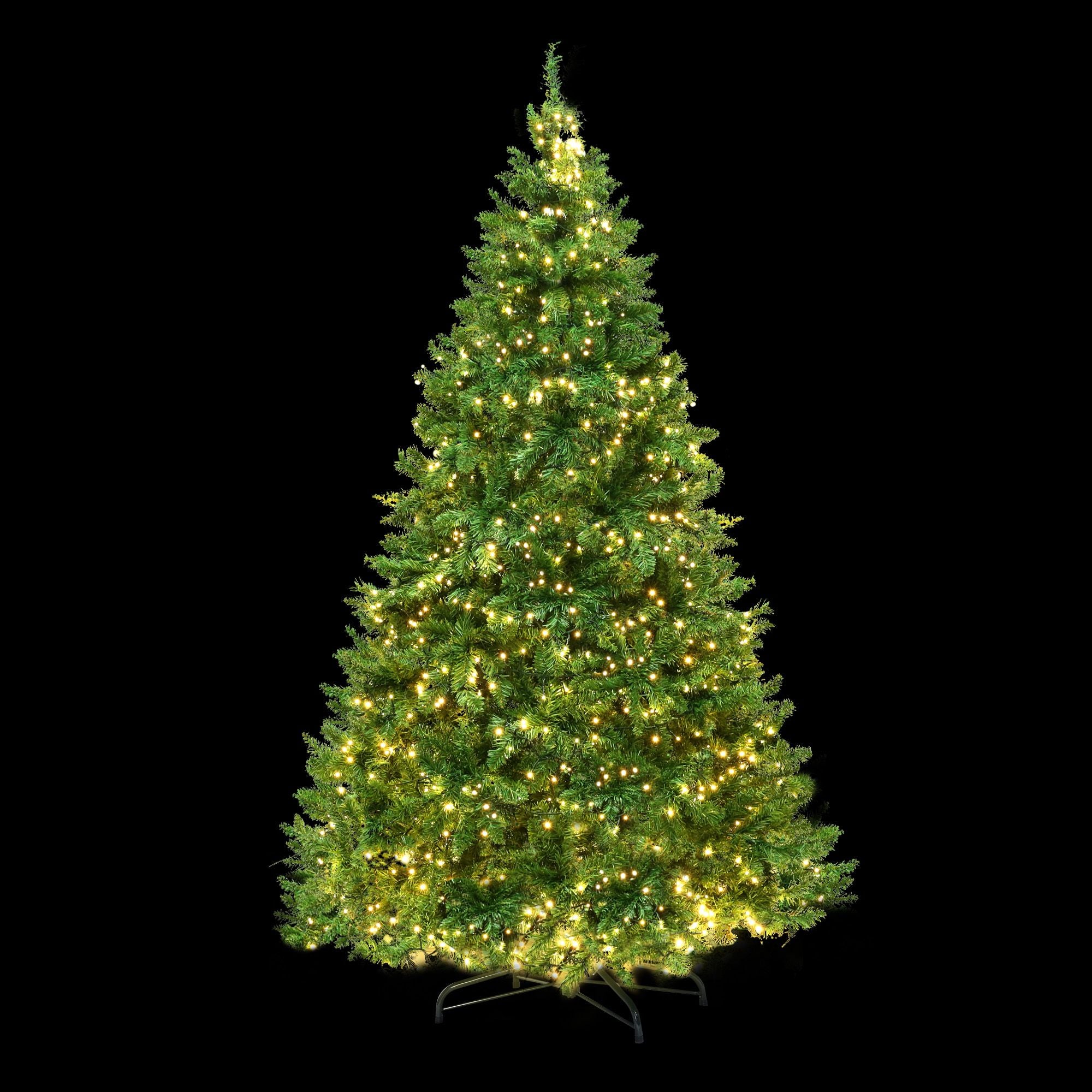 Christmas Tree 2.7m Xmas Tree Decorations 1800 LEDs 1831 Tips 8 Light Modes