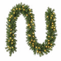 2.7M Christmas Garland 8 Mode LED Lights Timing 200Tips Xmas Decor