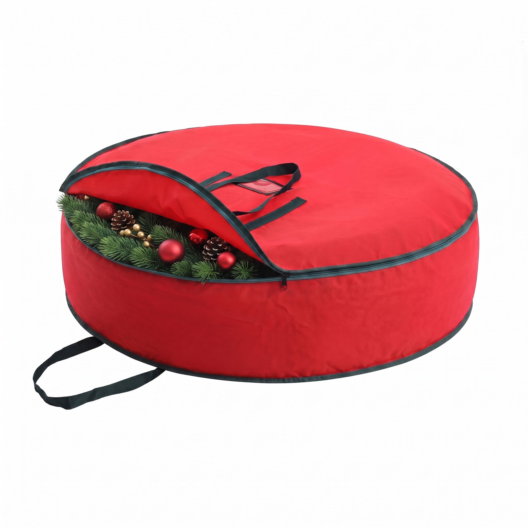 Christmas Garland Wreath Storage Bag Baubles Ornaments Container
