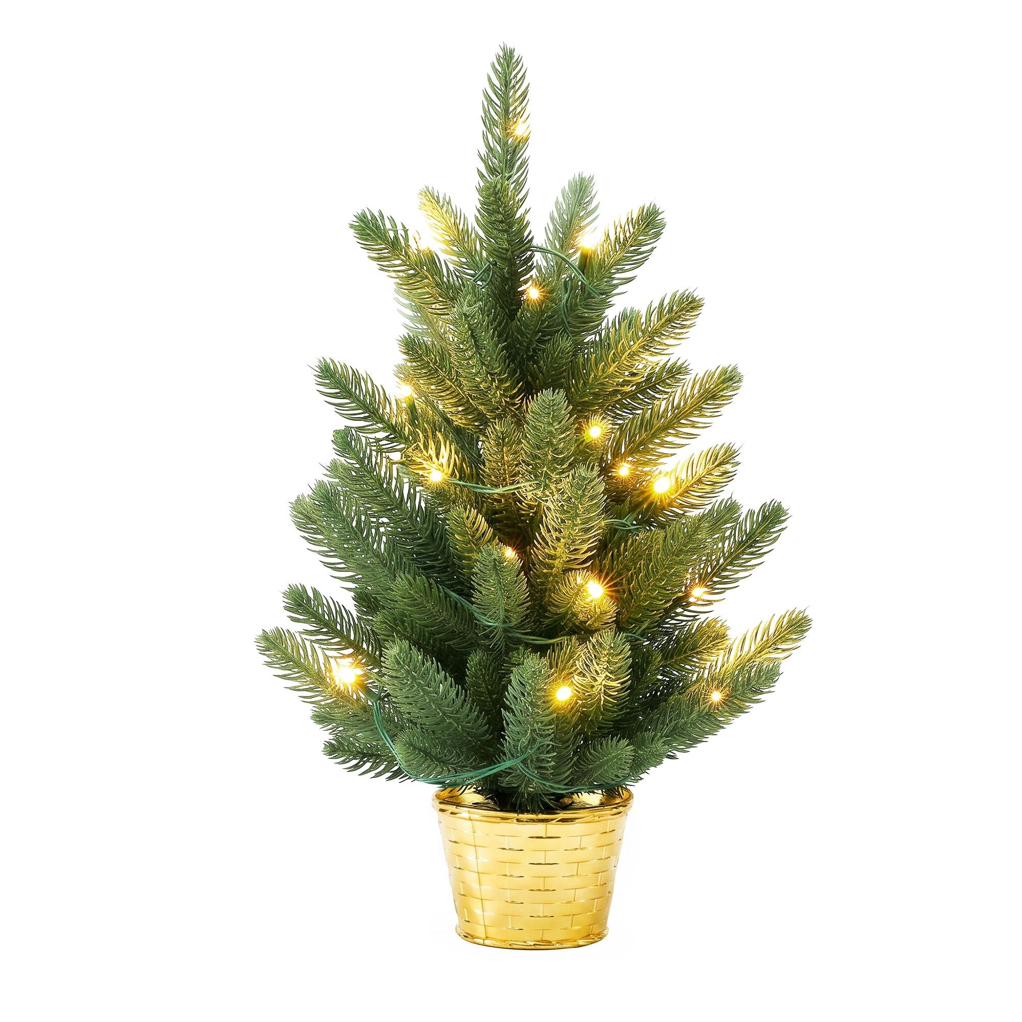 45cm Artificial Christmas Tree Mini Christmas Tree Warm Light