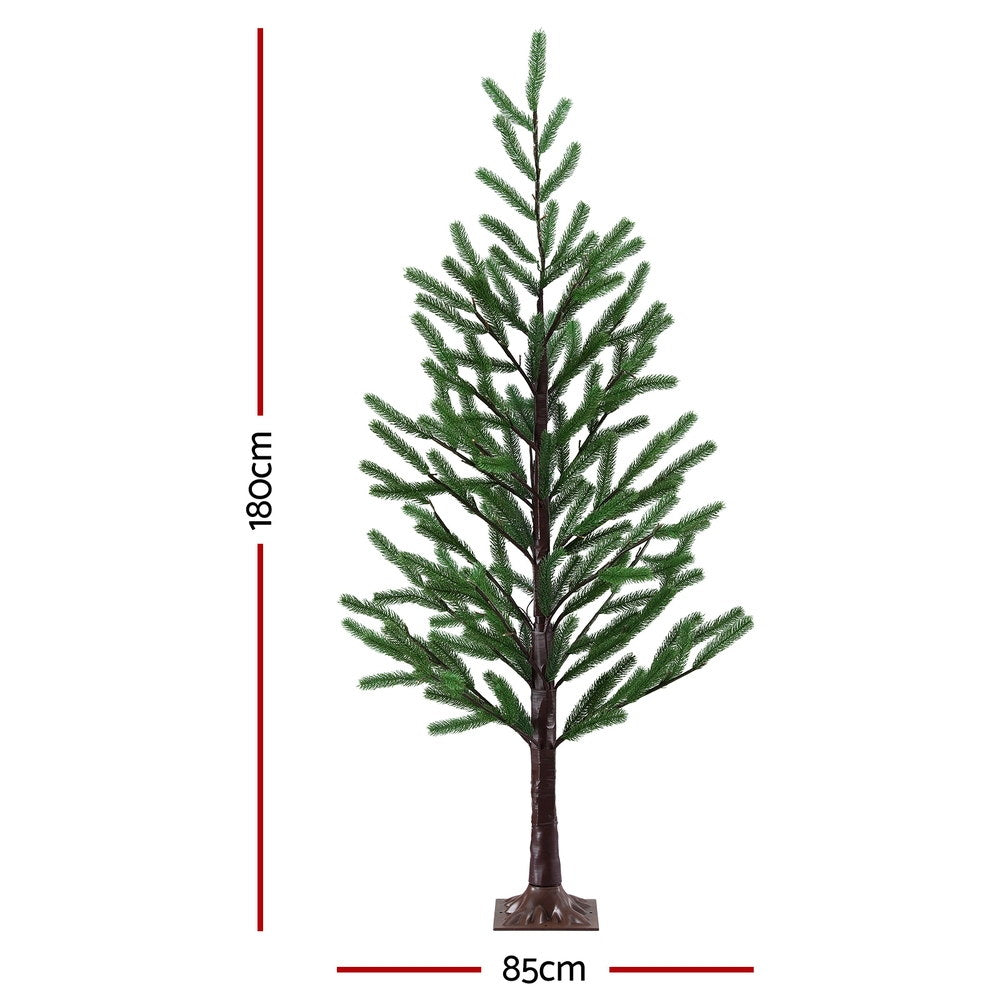 Christmas Tree 1.8M Pre-lit LED Xmas Tree 8 Modes Party Decoration