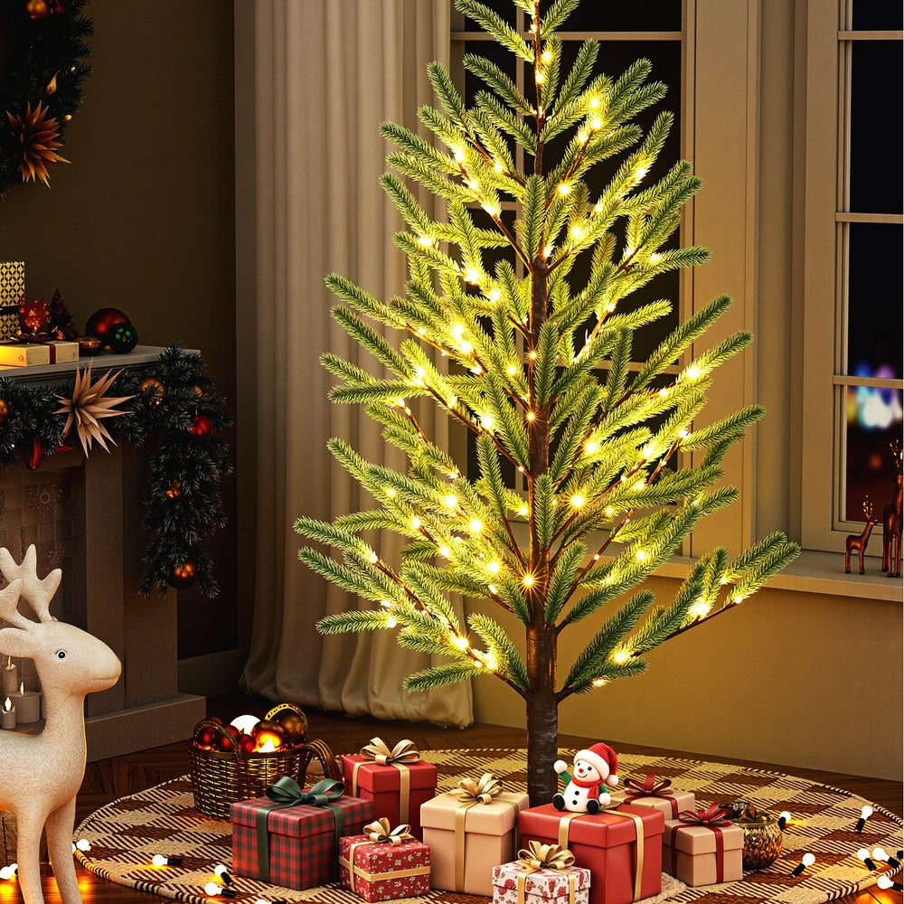 Christmas Tree 1.8M Pre-lit LED Xmas Tree 8 Modes Party Decoration