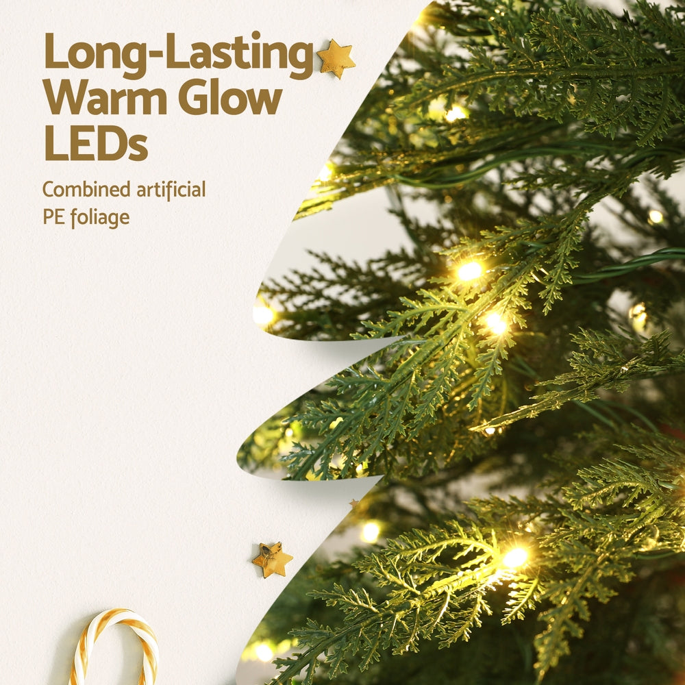 Christmas Tree 1.5M LED Xmas Tree Sparse 263 Tips Party Decoration