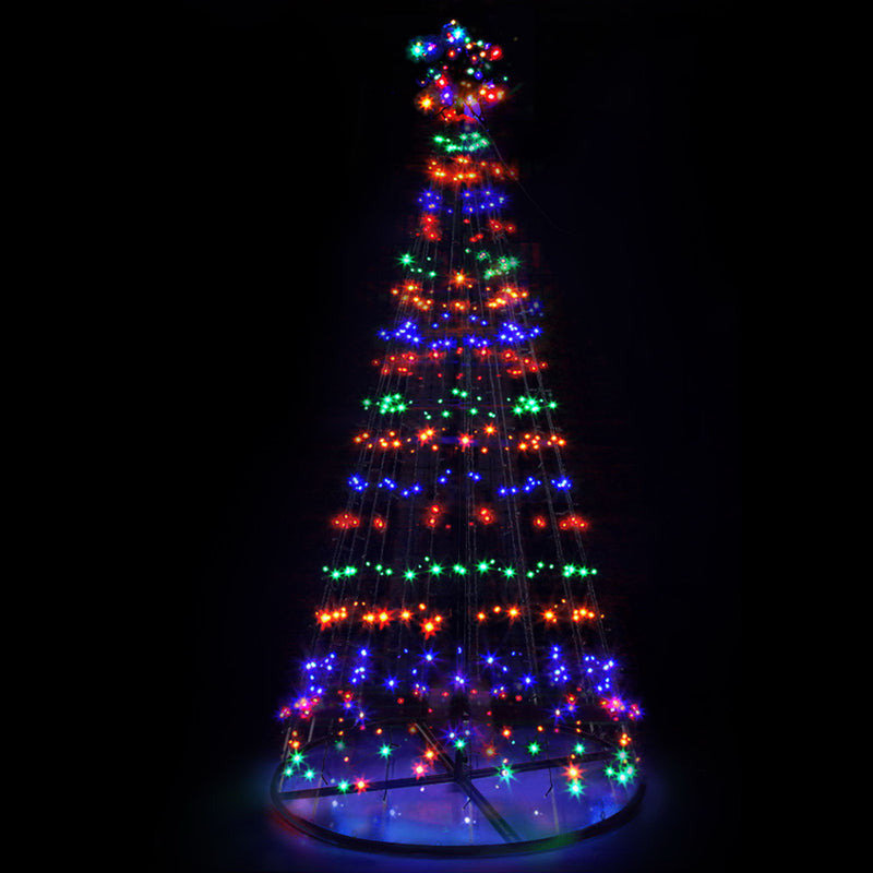 7FT LED Christmas Tree | LED Colour: Multicolour | LED Count 264 | SOLAR POWER