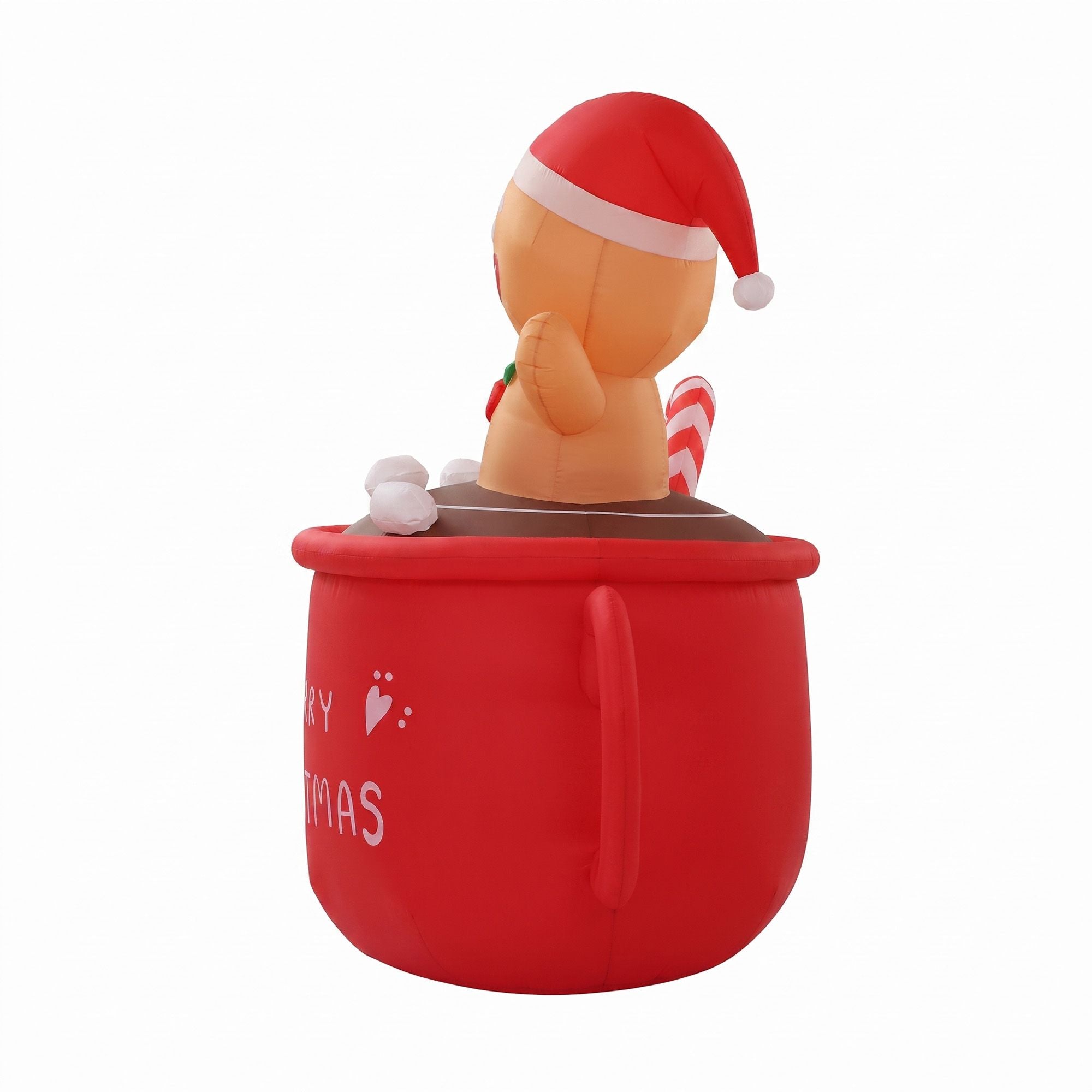 Christmas Inflatable Cup 1.8M Height LED Outdoor Decorations Illuminated
