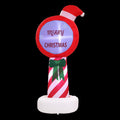 Christmas Inflatable Pole 1.8M Height LED Outdoor Decorations Illuminated