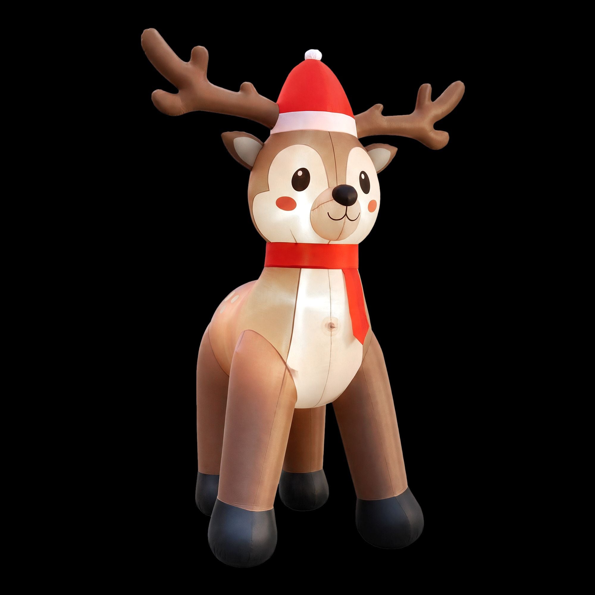 Christmas Inflatable Reindeer 2.5M Illuminated Decorations