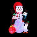 Christmas Inflatable Snowman 1.8M Height LED Outdoor Decorations Illuminated