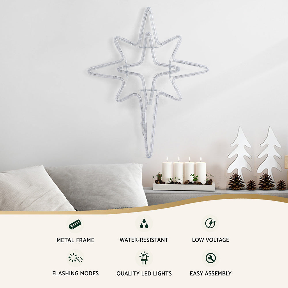 Christmas Lights 57cm Bethlehem Star 90 LED Xmas Decorations Motif