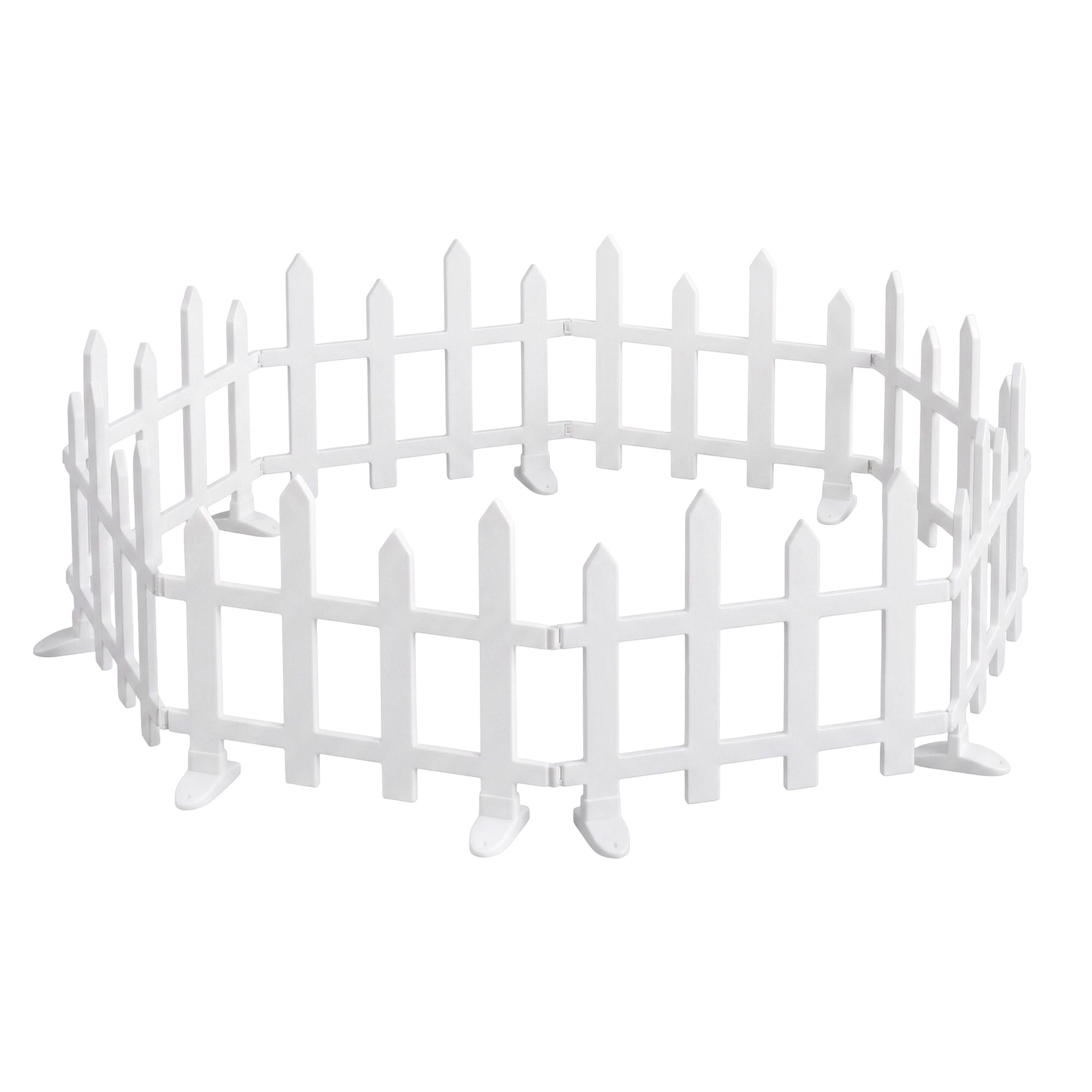 3m Solar Christmas Fence Lights Outdoor Garden Path Decor Warm White 8pc