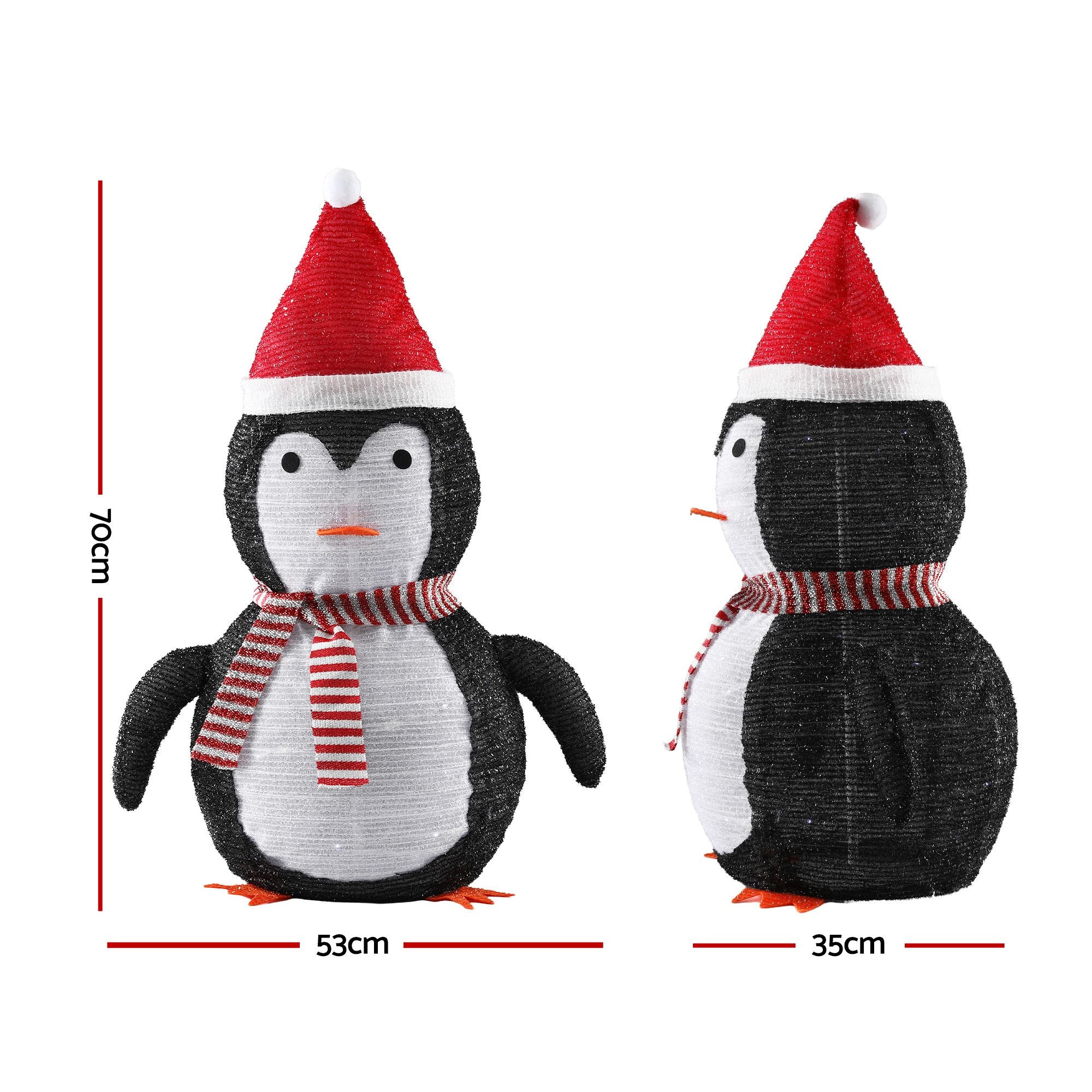 Christmas Penguin Light LED Christmas Decoration Pop Up Christmas Display 70cm