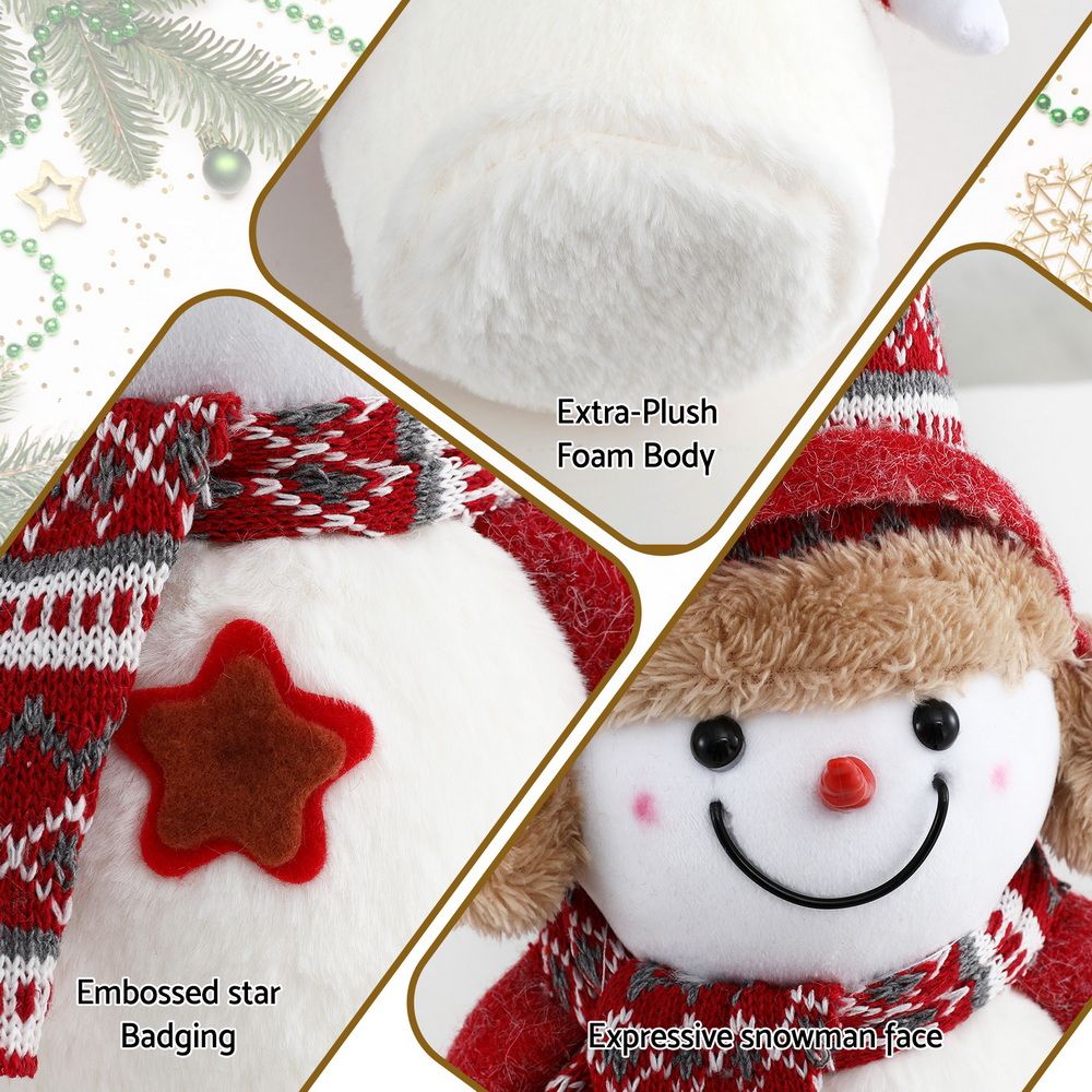 Christmas Snowman Handicraft Ornaments Party Decorations 35cm