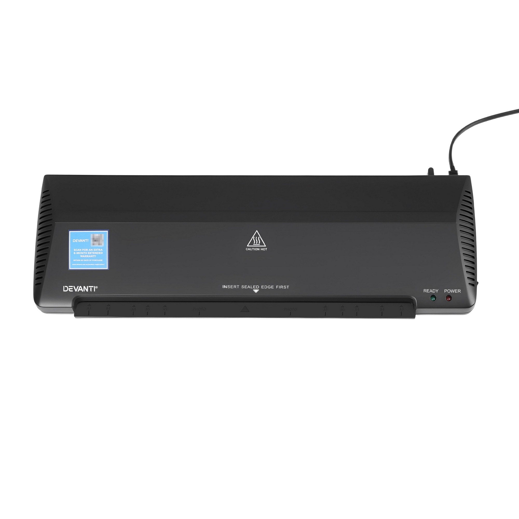 A3 Laminator Machine, Hot & Cold Thermal Fast Lamination Anti - Jam Laminator for Office School Home Document Photo Card Handmade A3 A4 A5 A6, Black - Home & Garden > Home Office Accessories > Laminators - Rivercity House & Home Co. (ABN 18 642 972 209) - Affordable Modern Furniture Australia
