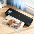 A3 Hot & Cold Laminator Machine with Anti-Jam for Office School Home - Black