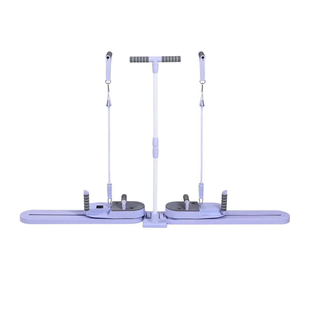 Abdominal Trainer Machine Core Glider with Adjustable Split Design and Smart Display - Purple - Sports & Fitness > Exercise, Gym & Fitness > Yoga & Pilates - Rivercity House & Home Co. (ABN 18 642 972 209) - Affordable Modern Furniture Australia
