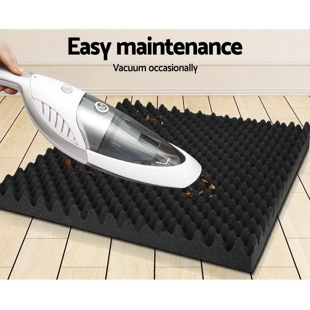 Acoustic Foam 40pcs 50x50x5cm Sound Absorption Proofing Panels Eggshell - Audio & Video > Acoustic Foam - Rivercity House & Home Co. (ABN 18 642 972 209) - Affordable Modern Furniture Australia