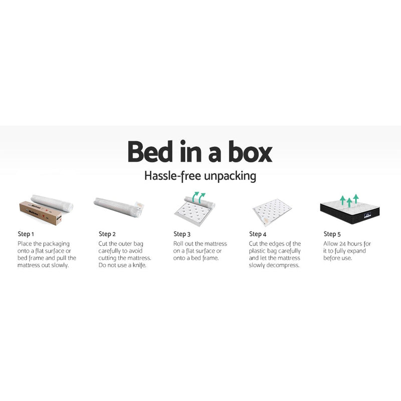 Adara Series Super Firm Pocket Spring Mattress 32cm Thick - King - Furniture > Mattresses - Rivercity House & Home Co. (ABN 18 642 972 209) - Affordable Modern Furniture Australia